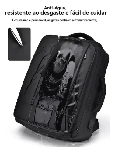 Mochila impermeável com expansão 