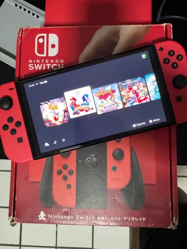 Nintendo Switch oled versão Super Mario