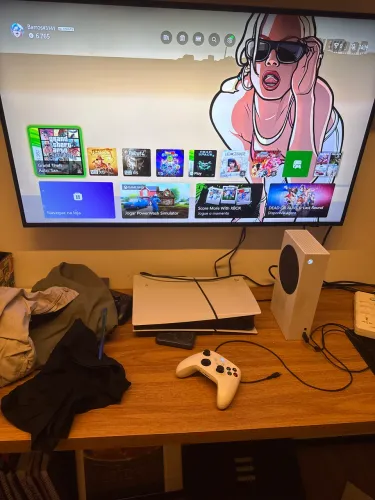 Xbox séries S branco com controle