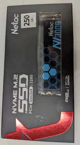 SSD NVME 250 GB Netac M.2 LACRADO