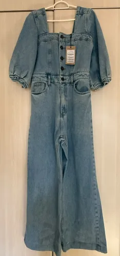 Macacão Jeans Novo _ Marca Lizie