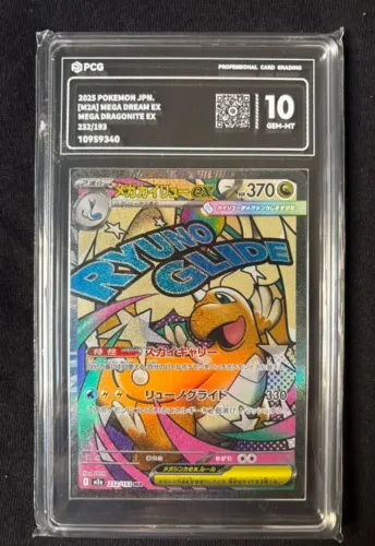 Carta Pokémon Graduada Mega Dragonite EX PSA PCG 10