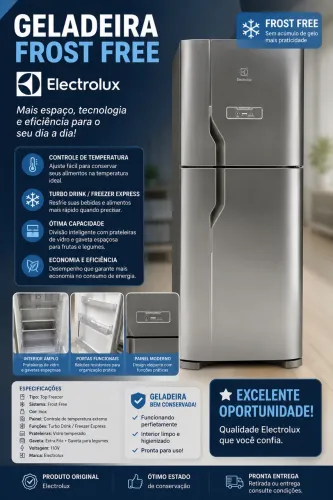 Geladeira Electrolux 110v