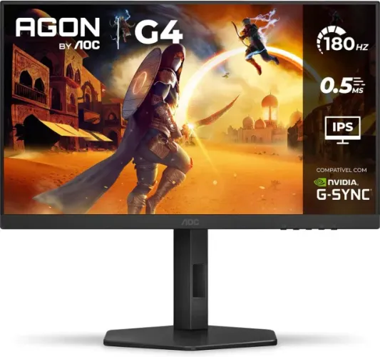 Monitor Gamer AOC G4 27P 180Hz IPS 0,5ms - Ajuste de Altura