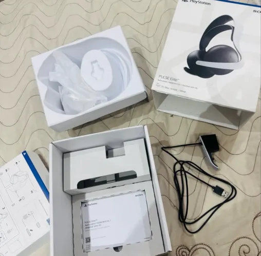 Caixa fone de ouvido sony PULSE ELITE PS5 (não acompanha fone)