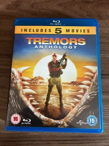 Blu-ray Coleção 5 filmes Ataque dos Vermes Malditos (Tremors Anthology)