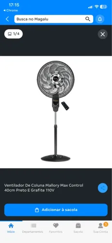 Ventilador de controle