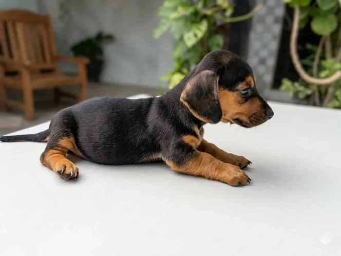FILHOTINHA DACHSHUND SALSICHA DISPONÍVEL 