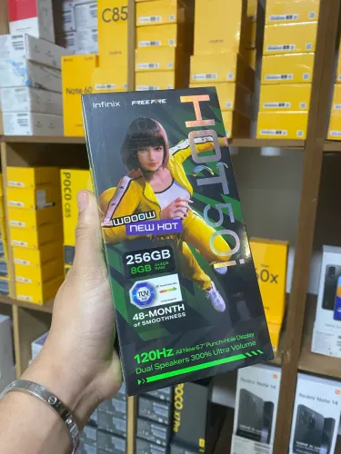 Infinix Hot 50i 256GB | 8RAM - Novo e Lacrado | 1 ano de Garantia