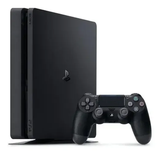 Vendo PlayStation 4 slim com caixa e nota fiscal,mais de 30 jogos digitais na conta