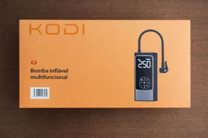 Compressor de Ar Digital Sem Fio - Bomba de Encher pneu Portátil Carro/Moto