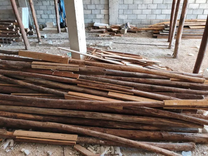 Escoras para laje madeiras sarrafos madeira pra obra