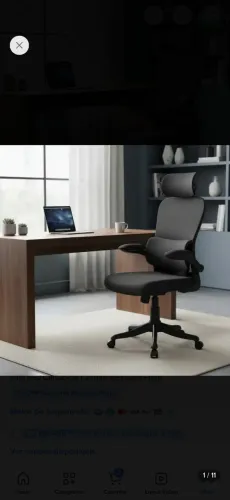 Cadeira de escritório ergonômica LuvinCo Genebra B500