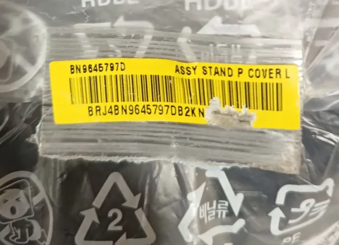 Base ou pé dupla smart tv samsung ru7100 50 polegadas