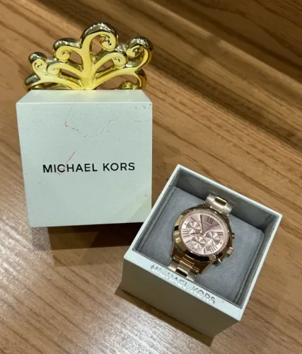 relógio michael kors vaughan mills rose