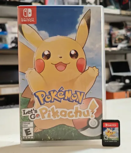 Jogo Pokémon Pikachu Nintendo Switch, em perfeito estado, parcelo no cartão!