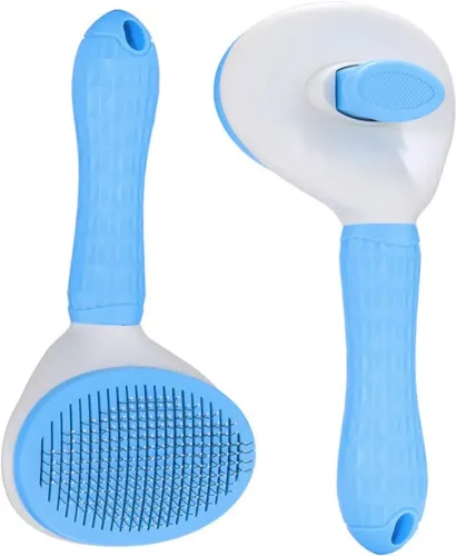 Escova de cabelo para cães e gatos e coelhos Fácil de remover o pelo solto - Novo Lacrado