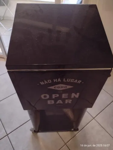 cooler ¨não há lugar como open bar¨ pagto e entrega no local $500,00 excl estado