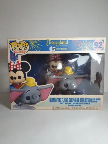Funko Pop! Disney Mickey Mouse Dumbo And Minnie Mouse 92 - Disneyland 65th Anniversary - #