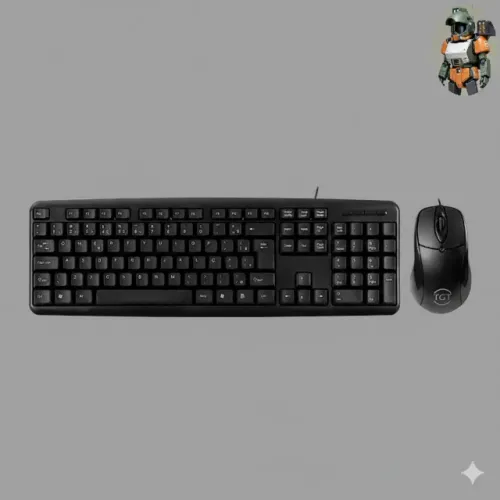 Mouse + Teclado Office Promoção ! Em 10X Sem Juros !