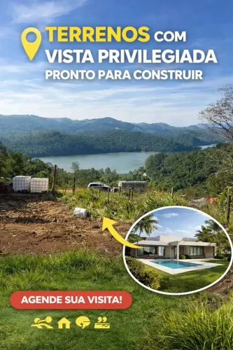 Vendo terreno em Nazaré Paulista com vista para a represa
