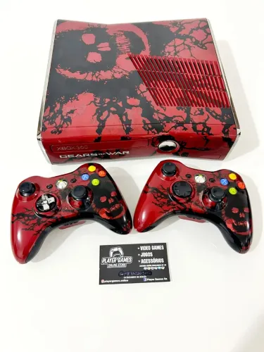Xbox 360 Edição Gears Of War Desbloqueado!! (Aceito Cartão)