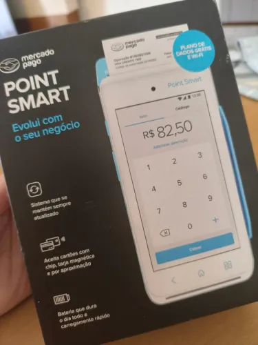 Maquininha de cartão mercado pago com chip da vivo