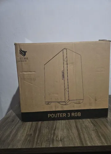 gabinete gamer Pouter 3 lateral vidro