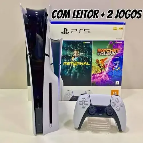 Playstation 5 Slim 1TB Com Leitor de Discos (Aceito Cartão)