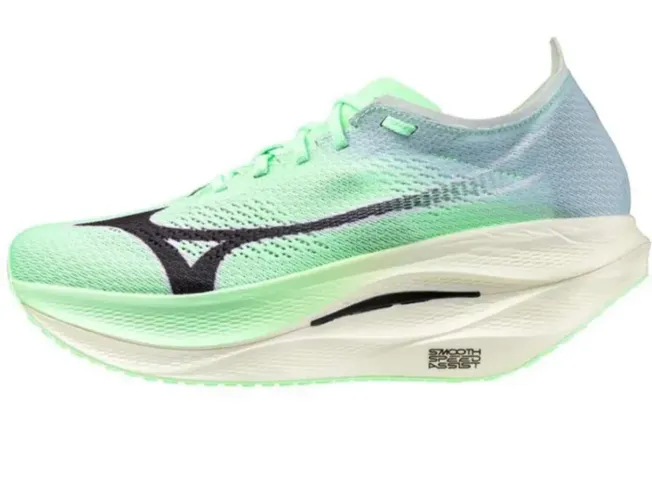 mizuno wave rebellion pro placa de carbono