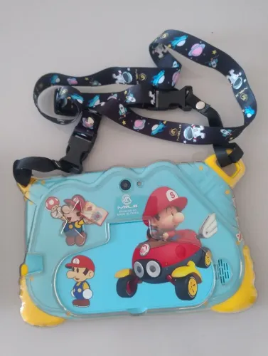 Tablet infantil controle de pais,com capinha e cordinha.Garantia estendida