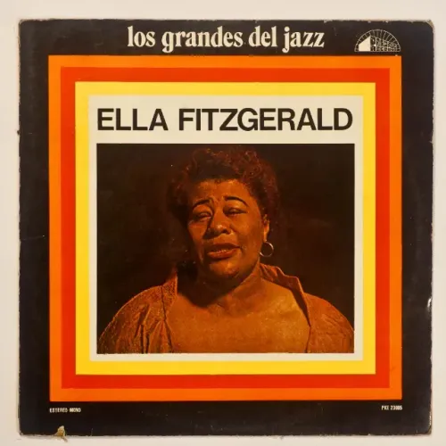 LP Disco vinil Ella Fitzgerald, los grandes del Jazz, disco raro argentino, 1973