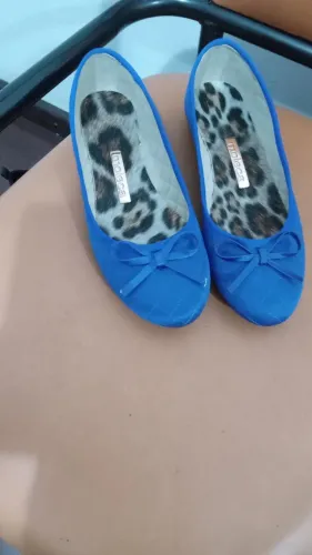 Sapatilha moleca azul 36