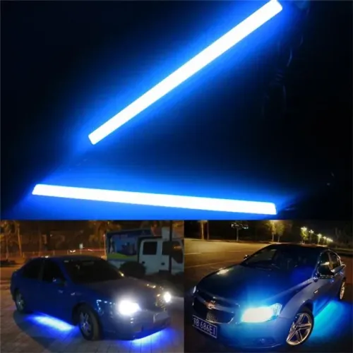 Par De Barras De Led tenho na cor Azul, Branca, Vermelha ou Amarela barrinha Neon drl 17cm