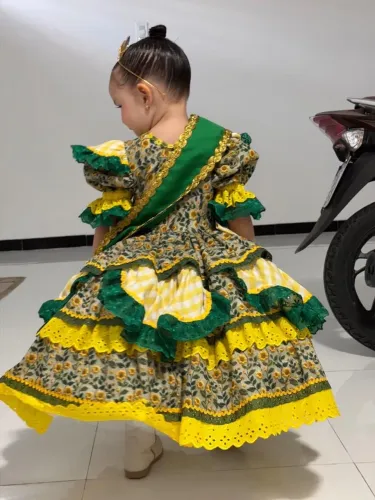 Vestido Quadrilha - Rainha do Milho 
