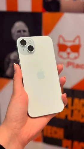 iPhone 15 Plus 128GB Azul Seminovo 85% (CX) - Retire em loja física na Savassi