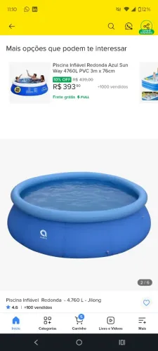 Piscina inflável avenli