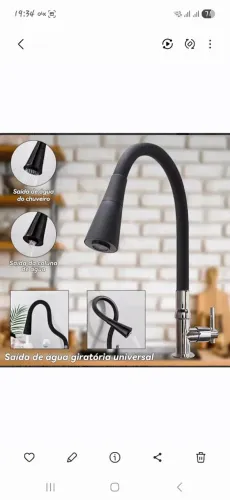 Torneira de bancada de pia