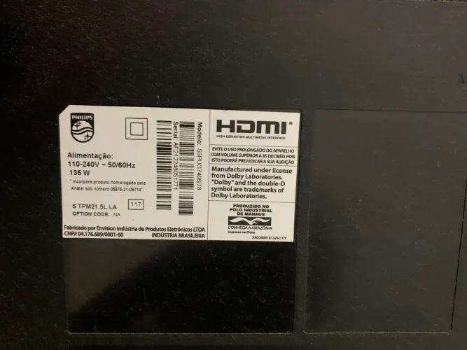 tv Philips 55 polegadas 4k