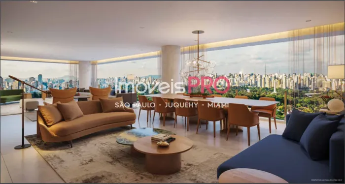 Altíssimo padrão em Moema - apartamento com 4 suítes e 4 vagas