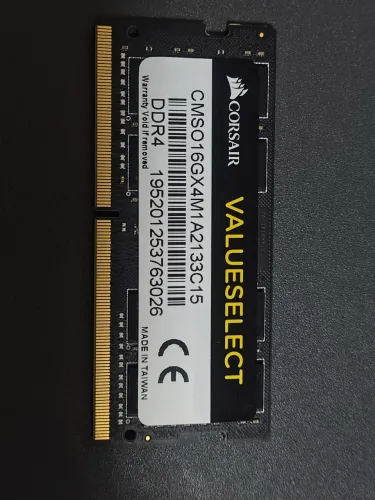 ddr4 16gb Corsair notebook e tela 15p lenovo