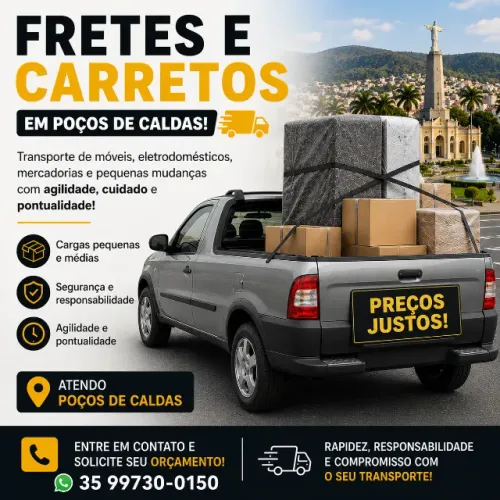 Faço carreto e mudança 