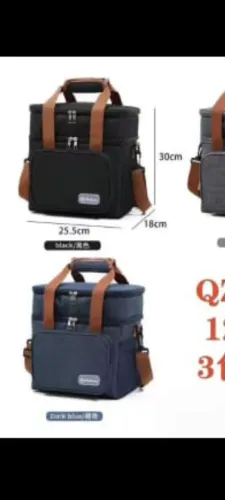 Bolsa térmica com duplo compartimento