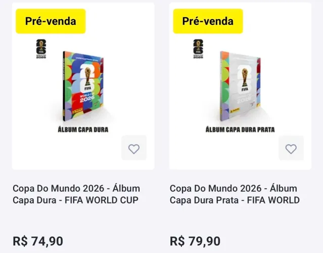 Álbuns da copa edições especiais