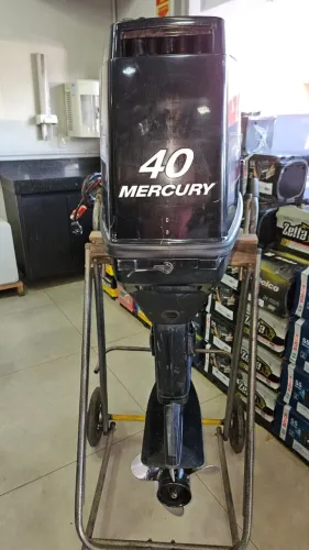 Motor de Popa Mercury 40HP 2T Partida Elétrica, Nota Fiscal, Único Dono, Conservado 2012