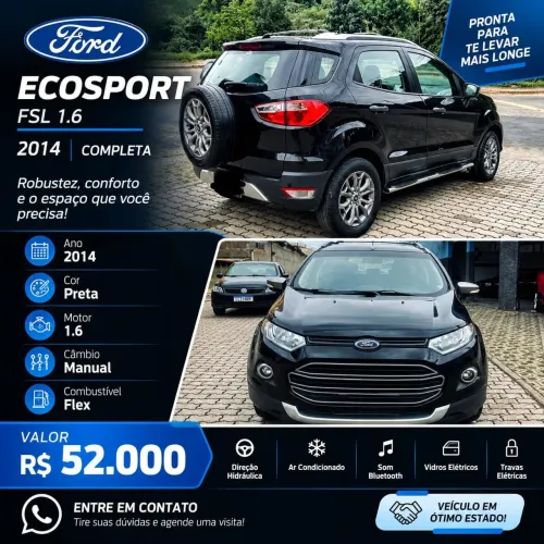 Ford Ecosport Freestyle 1.6 16V Flex 5P 2014
