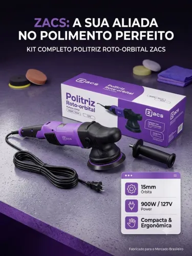 POLITRIZ ROTO-ORBITAL ZACS 15mm - 900W