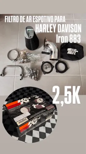 Filtro K&N intake par HD 883 - 2015