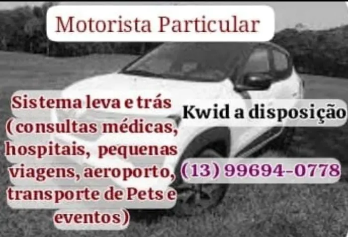 Transporte de passageiros e pets