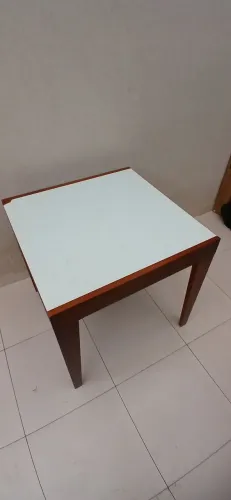Mesa extensível de madeira usada